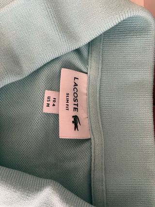 Polo Lacoste Turquesa Talla M