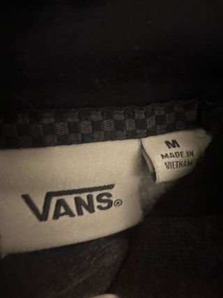 Sudadera Vans Gris y Negra