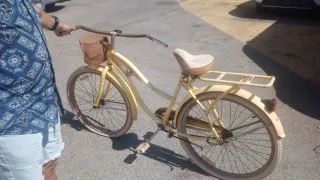 Bicicleta Estilo Americano Amarilla
