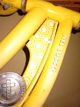 Bicicleta Estilo Americano Amarilla