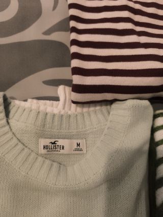 Lote 5 Jerseys Hollister Talla M