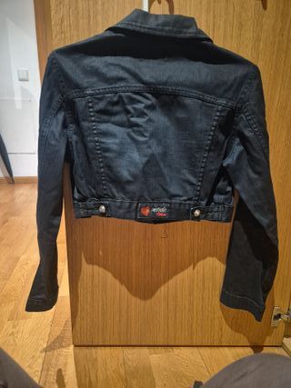 Cazadora vaquera negra Inside talla L