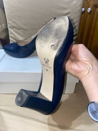 Scarpe donna eleganti blu