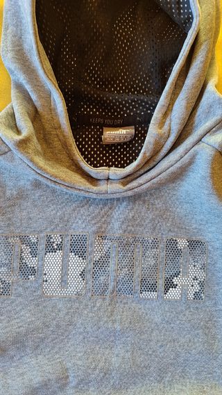 Sudadera Puma gris niño