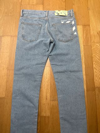 Pantalón Off-White Azul