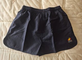 Pantalón corto deportivo azul
