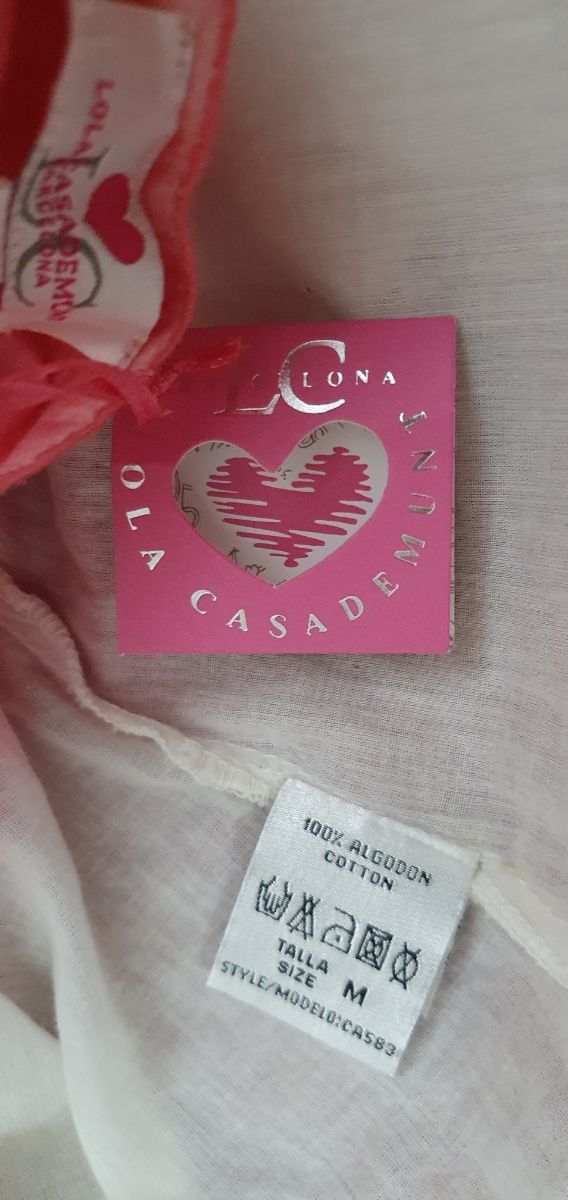 Blusón Lola Casademunt degradado rosa y blanco