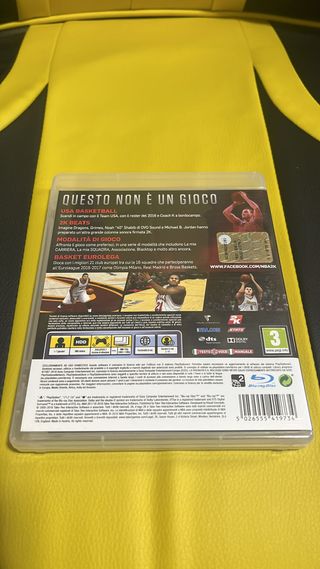NBA2K17 PlayStation 4 PS3 Pal Ita