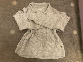 Jersey gris trenzado Brownie