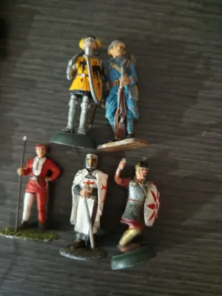 Lote soldados plomo figuras históricas