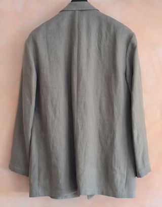 Americana Caramelo Caballero Gris