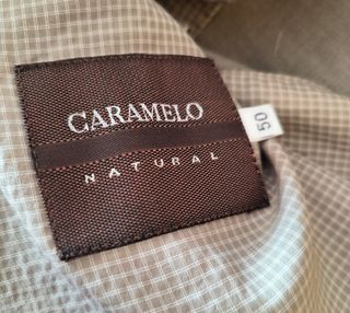 Americana Caramelo Caballero Gris