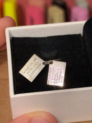 Charm Pandora Harry Potter Carta Roja y Plata