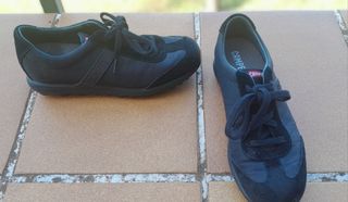 Zapatos Camper Pelotas Mujer Negros