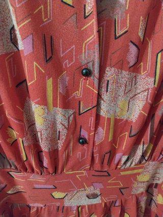 Vestido vintage burdeos  talla L