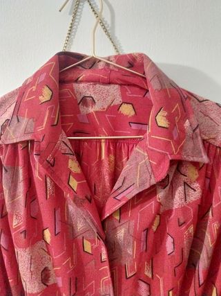 Vestido vintage burdeos  talla L