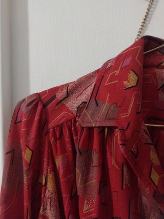 Vestido vintage burdeos  talla L