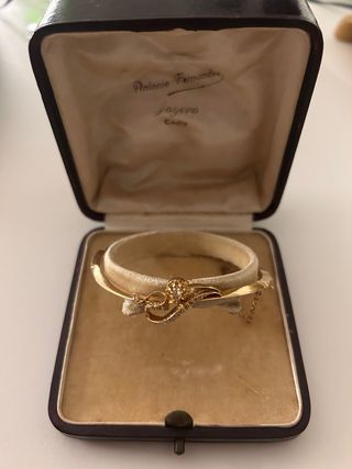 Brazalete Oro y Diamantes Antonio Fernandez Joyero
