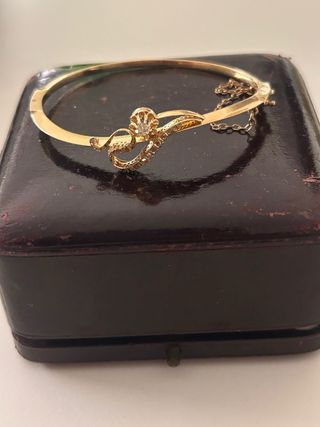 Brazalete Oro y Diamantes Antonio Fernandez Joyero