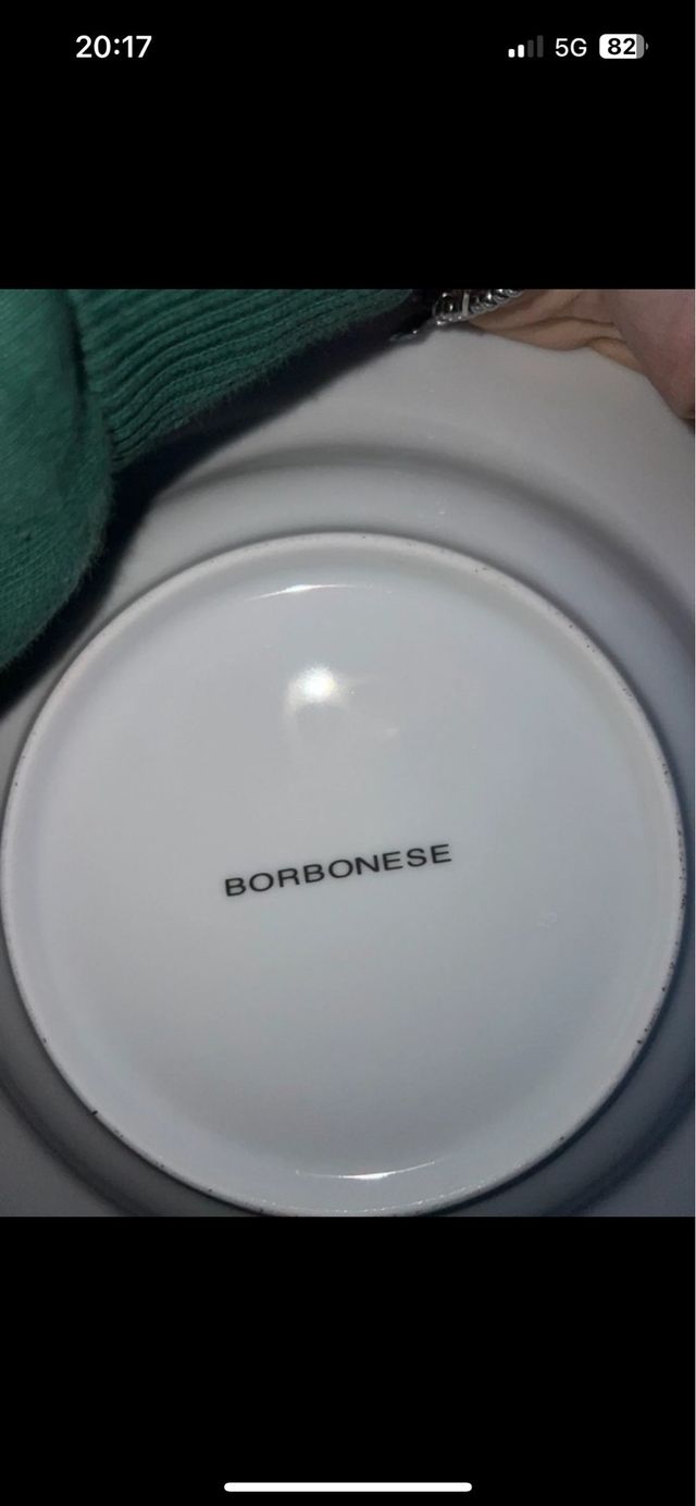 Piatti Borbonese in porcellana