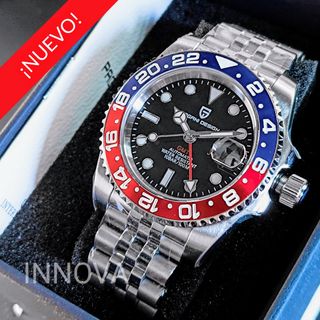 Pagani Design Pepsi GMT Reloj hombre Automático