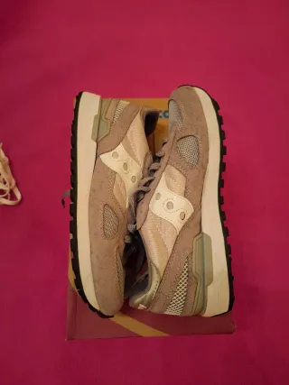 Saucony Shadow Donna Tg 40 Beige/Grigio