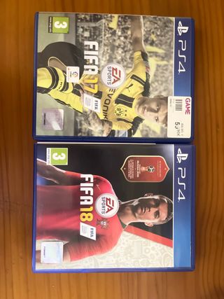 FIFA 17 y FIFA 18 PS4