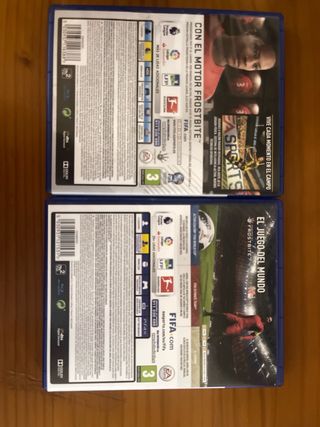 FIFA 17 y FIFA 18 PS4
