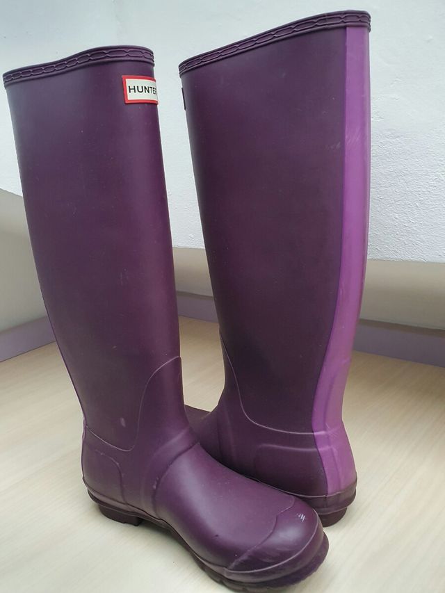 Botas Hunter Moradas Originales