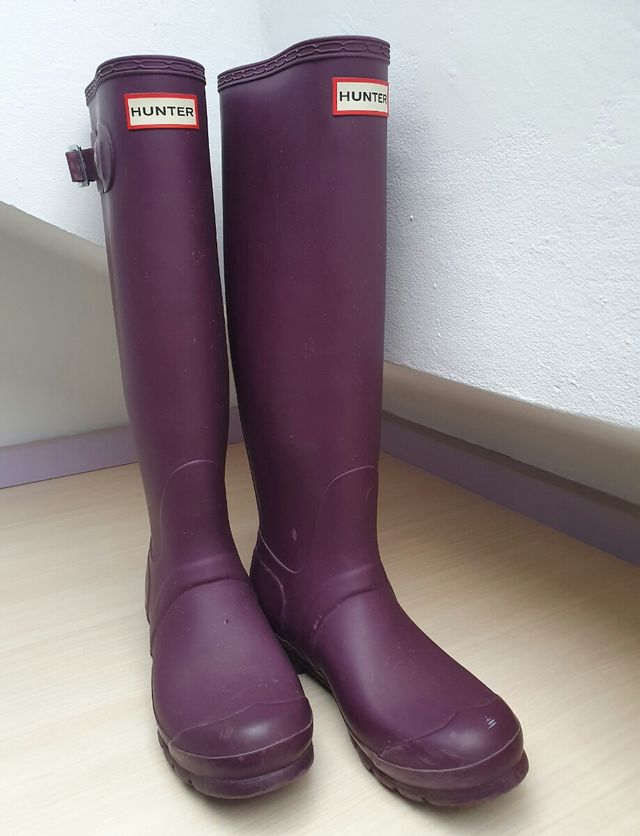 Botas Hunter Moradas Originales