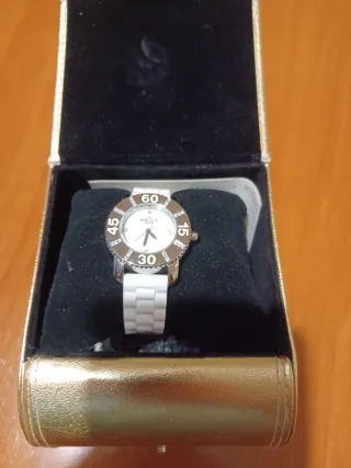 Reloj BEST Mujer Blanco y Dorado