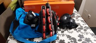 Kit Patinaje Oxelo con Protecciones y Mochila