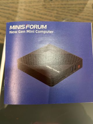 Mini PC Minisforum Nero/Blu