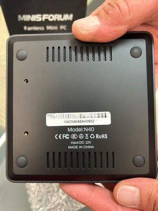 Mini PC Minisforum Nero/Blu