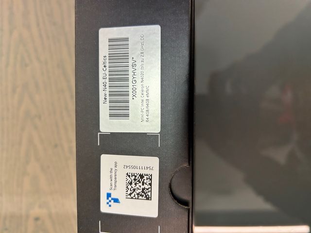 Mini PC Minisforum Nero/Blu