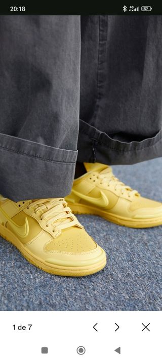Zapatillas Nike Dunk Low Amarillas