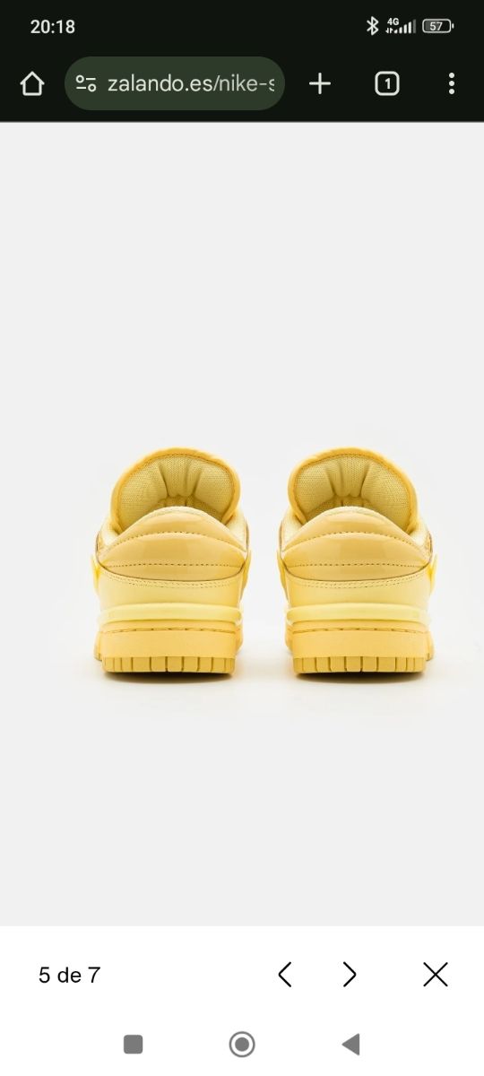 Zapatillas Nike Dunk Low Amarillas