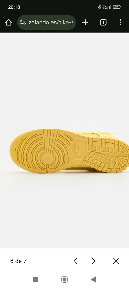 Zapatillas Nike Dunk Low Amarillas