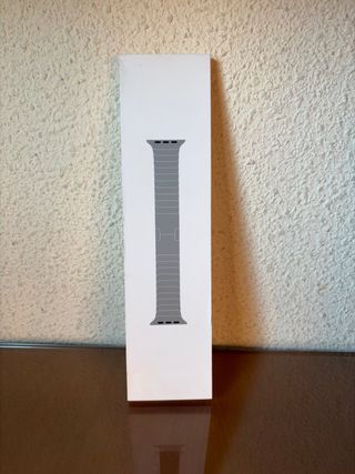 Cinturino a maglie in acciaio argentato per Apple Watch