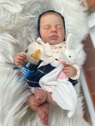 Bebé Reborn Realista Pintado a Mano