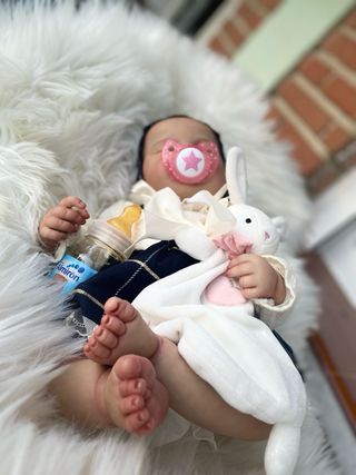 Bebé Reborn Realista Pintado a Mano