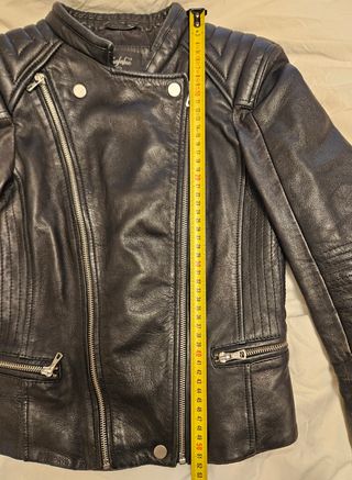 Cazadora Biker TRF Talla S Negra