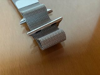 Cinturino Apple Watch Milanese Loop in argento