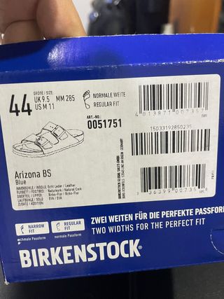 Sandali Birkenstock Blu Taglia 44