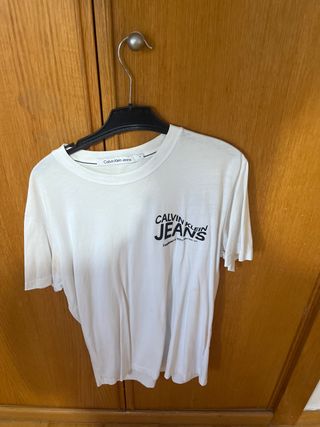 Camiseta Calvin Klein Jeans Blanca Talla S