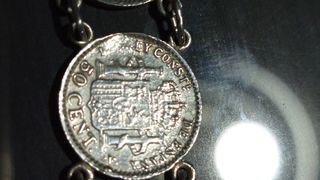 Pulsera monedas plata antigua