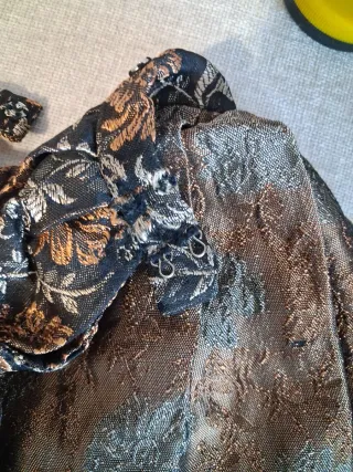 Falda Baturra Negra y Dorada, hecha a medida