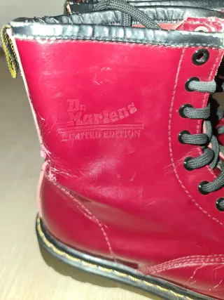 Botas Dr. Martens rojas talla 37