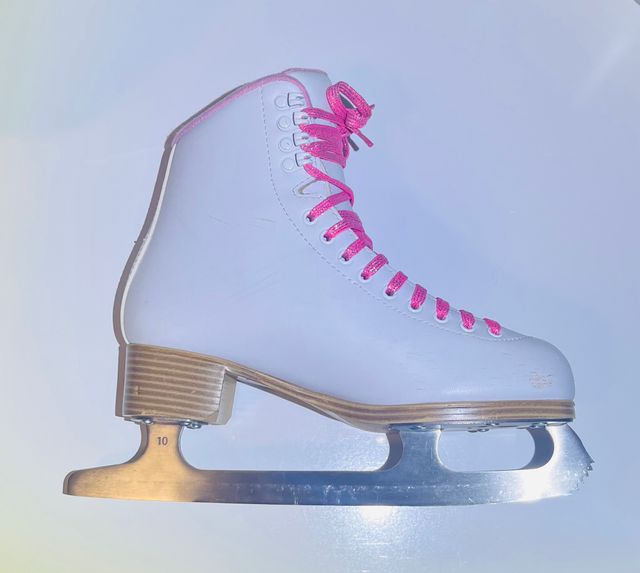 Patines de hielo blancos Soft Skate.
