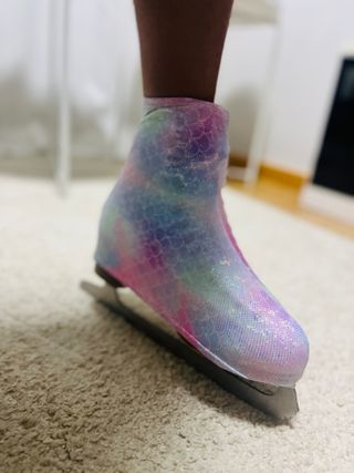 Patines de hielo blancos Soft Skate. 